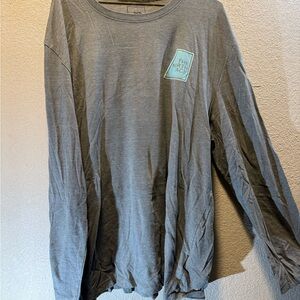 The North Face Heather Gray Long Sleeve Tee